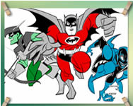 Batman and Robin coloring game jtk
